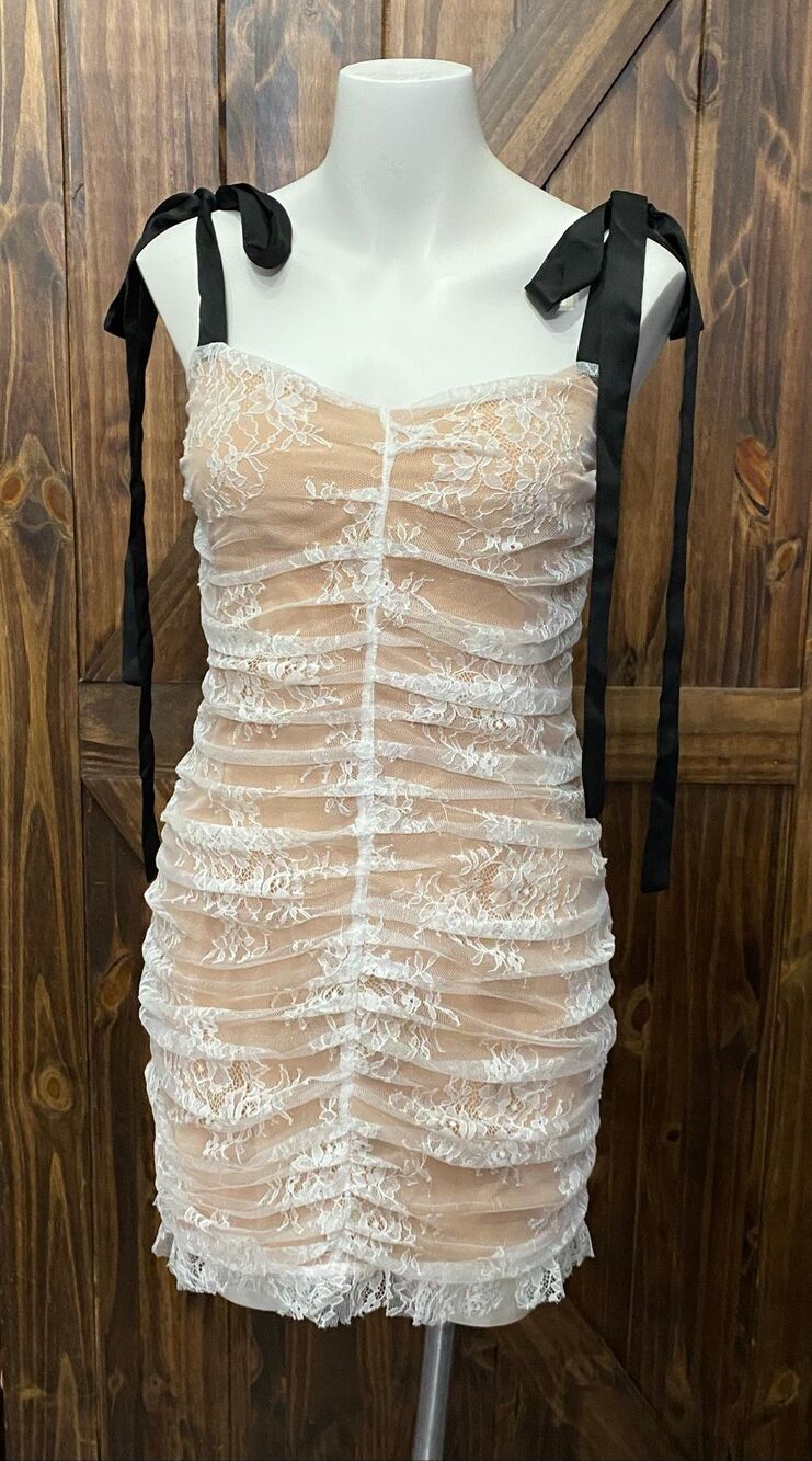 For Love & Lemons Lace Mini Dress Sz S